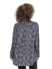 Ulla Popken Hemdbluse in graphitgrau