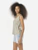 KOROSHI Damen-Tanktop mit Nieten in khaki