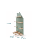 relaxdays Toniebox Regal "Haus" in Salbei - (B)28 x (H)43 x (T)17 cm