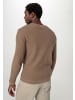 Hessnatur Waffelpiqué-Pullover in camel