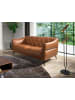 Angel Cerdá Chester-Sofa 6168 in Braun / Stahl