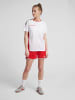 Hummel Hummel T-Shirt Hmlauthentic Multisport Damen Atmungsaktiv Schnelltrocknend in WHITE/TRUE RED