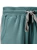 Erwin Müller Interlock-Jersey Freizeithose, lang mit Bündchen in petrol-grau