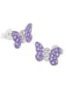 schmuck23 Silber Ohrringe 925 Schmetterling 0,8 cm x 0,8 cm
