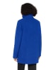 AMBER & JUNE Kurzmantel mit Stehkragen in Bright Blue Melange