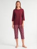 Calida Pyjama in mars red