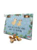 Mr. & Mrs. Panda Hund Adventskalender Mops Verliebt mit Spruch in Eisblau
