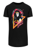 F4NT4STIC Long Cut T-Shirt DC Comics Wonder Diana 80s Triangle in schwarz