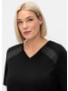 sheego Funktionsshirt in schwarz