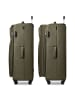 Wenger Beaumont 4-Rollen Trolley XL 87 cm Sondergrösse mit Dehnfalte olive