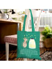 Mr. & Mrs. Panda Shopping Bag Maus Sterne mit Spruch in Mint