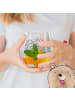 Mr. & Mrs. Panda Blümchentail Glas Spinne Agathe Freude ohne Spruch in Transparent