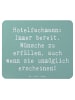 Mr. & Mrs. Panda Mouse Pad Spruch Hotelfachmann Zauber mit Spruch in Meeresbrise