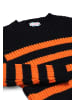 Libbi Damen Sweater in SCHWARZ ORANGE