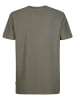 Petrol Industries Strukturiertes T-Shirt aus Baumwolle yates in Grün