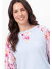 usha BLUE LABEL Women Blouse in Ice Blue