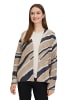 Betty Barclay Strick-Cardigan langarm in Patch Beige/Dark Blue