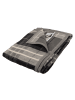 biederlack Cotton Home Wohndecke Continious in schwarz