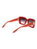 Bulget Damen Sonnenbrillen Quadrat Rot
