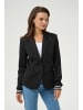 Kaffe Blazer Kinnie Regular fit in Black/Silver Lurex Stripe