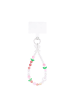 myMo Women Keychain in White Multicolor