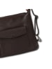 Florence Florence Schultertasche, Cityrucksack Leder dunkelbraun ca. 38cm
