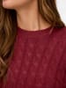 Vero Moda Strickpullover in Zinfandel