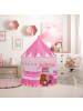 relaxdays Spielzelt "Prinzessin" in Rosa - (H)135 x Ø 100 cm