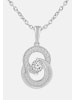 Diamant Exquis Halskette aus 375 Weißgold mit Diamant
