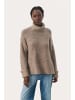 PART TWO Strickpullover LeahsPW Lockere Passform in Mink Melange