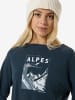 super.natural W ALPES BRUSH LS in blau
