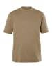 JP1880 Kurzarm T-Shirt in dunkelbeige