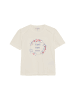 Minymo Rundhalsshirt MIT-shirt SS in Weiß