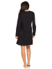 NORMANN Nachthemd Bigshirt - 49225 in schwarz