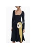 Desigual Schwarzes Baumwoll-Kleid