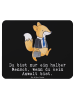Mr. & Mrs. Panda Mauspad Anwalt Herz mit Spruch in Schwarz
