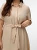 Vero Moda Hemdblusenkleid in Cement