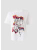 QS T-Shirt in 01D0_weiß