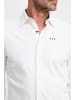 FQ1924 Langarmhemd FQSTEVEN knitted LS shirt in Weiß