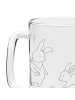 Mr. & Mrs. Panda Gravur Bierkrug Hasen Muschel ohne Spruch in Transparent