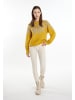 Albee Women Strick Pullover in Curry Mehrfarbig