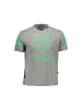Plein Sport Graues Baumwoll-T-Shirt