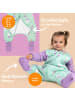 Schlummersack Schlafsack mit Füßen und umklappbaren Bündchen, 2.5 TOG in Mint-Lila