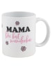 Snoopy Peanuts Snoopy Tasse Mama Du bist wunderbar Kaffeetasse Muttertag in weiß