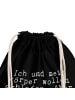 Mr. & Mrs. Panda Jutebeutel Ich und mein Körper... mit Spruch in Schwarz