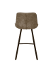 home24 Barstuhl Epra (2er Set) in Beige / Grau