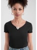 QS T-Shirt in 9999_schwarz