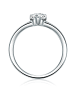 Trilani Ring aus Sterling Silber mit Zirkonia in silber