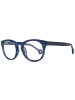 Hally & Son Unisex Optische Fassungen Rund Blau