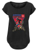 F4NT4STIC Long Cut T-Shirt Black Adam Atom Smasher in schwarz